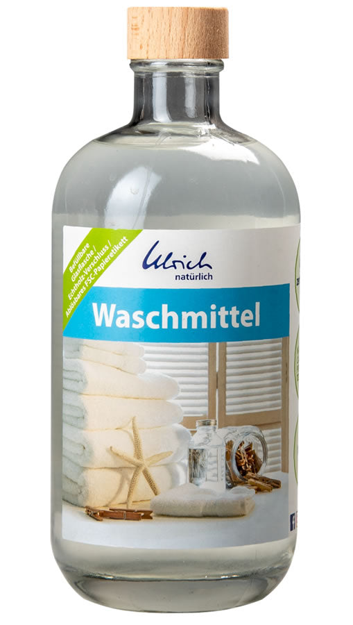 Ulrich natürlich Waschmittel 500 ml Glasflasche