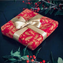 Furoshiki Tuch Cadeau Holly Tips Mohnrot 35x35 cm-1