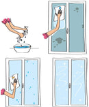 Brill'tout Geniales Fensterwischtuch-Set-2