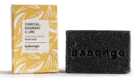 Babongo Gesichtsseife Aktivkohle, Rosmarin & Limette
