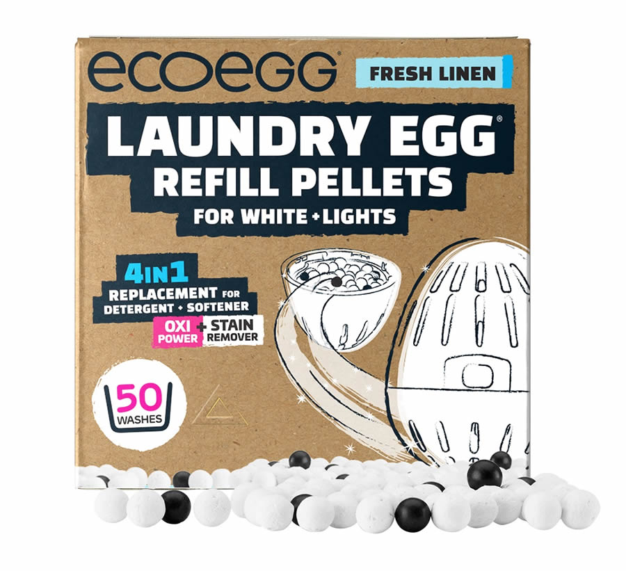 Ecoegg Refill-Pellets Wäsche-Ei Weiße & Leuchtende Wäsche - 0
