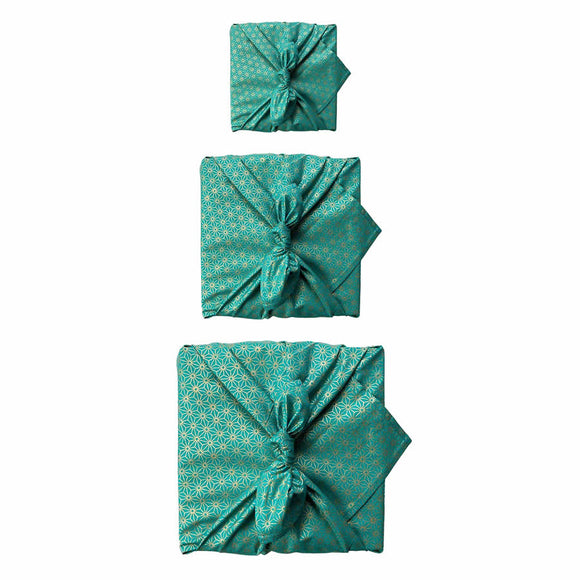 FabRap Furoshiki Tücher Jade 3er-Set