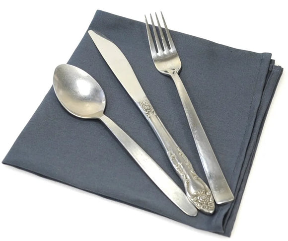 Festliche Stoffserviette Dunkelblau 38 x 38 cm Bio-BW