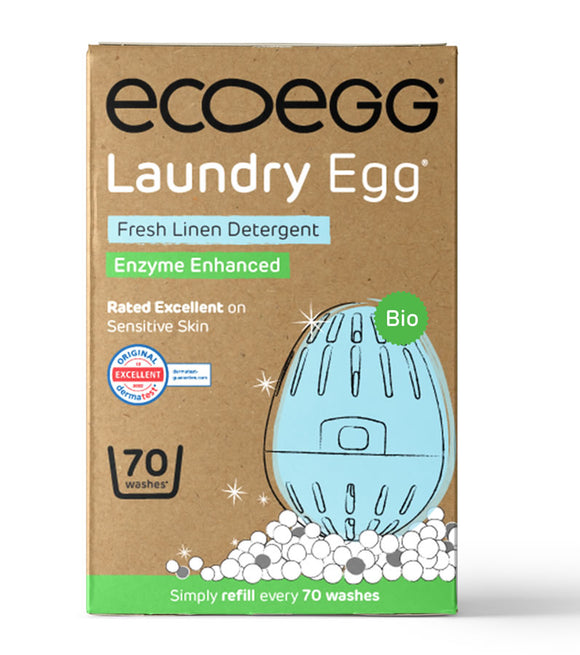 Ecoegg Laundry Wäsche-Ei BIO für 70 Waschgänge mit Enzymen