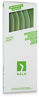Trinkhalm aus Glas 4er-Set 30 cm gebogen-3