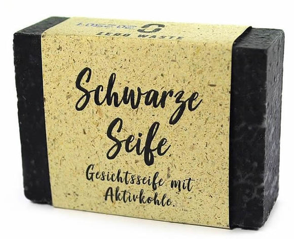 Zero Waste Gesichstseife Black