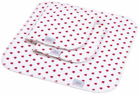 ZW waschbare Spül- und Küchentücher 3er-Set White Hearts