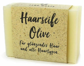 Zero Waste Haarwaschseife Olive