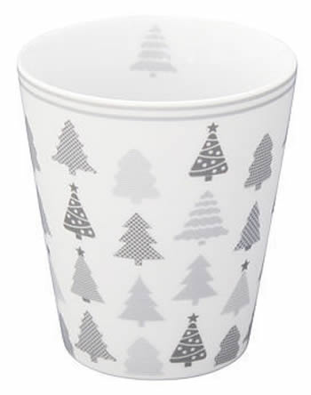 Krasilnikoff Porzellan-Becher Happy Mug Christmas Tree