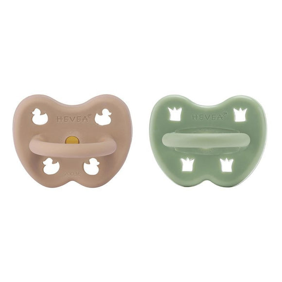 Hevea Schnuller anatomisch ab 3 Monate 2er-Pack