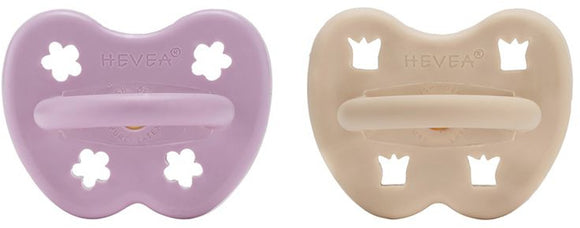 Hevea Schnuller anatomisch ab 3 Monate 2er-Pack