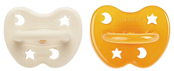 Hevea Schnuller anatomisch ab 3 Monate 2er-Pack