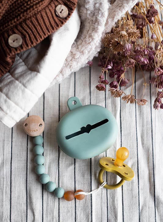 Hevea Schnullerkette aus Naturkautschuk