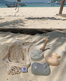 Hevea Sandförmchen-Set mit Schaufel im Tragenetz-5