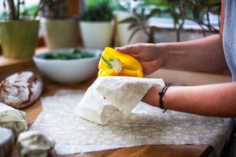 Terra Gaia Vee´s Wrap Veganes Wachstuch Gr. XL (40x45cm)
