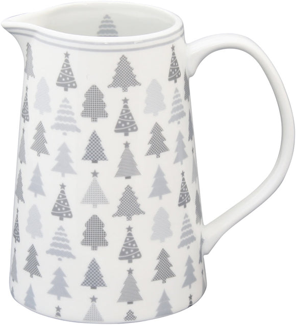 Krasilnikoff Jug Porzellan-Krug 800 ml Christmas Tree