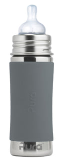 Purakiki Babyflasche 300 ml mit Silikon-Sleeve-5