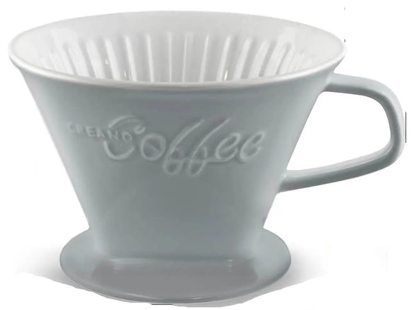 Creano Porzellan Kaffeefilter für Filter Größe 4 (klein)