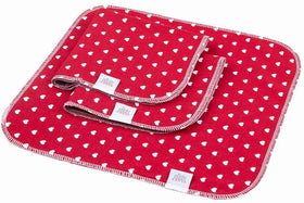 ZW waschbare Spül- und Küchentücher 3er-Set Red Hearts