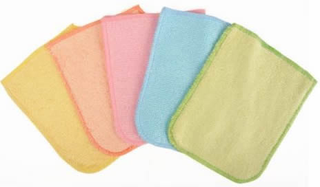 Emma Reinigungstücher Waschhandschuh 5er-Set Bamboo BUNT - 0