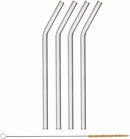 Trinkhalm aus Glas 4er-Set 23 cm gebogen-2