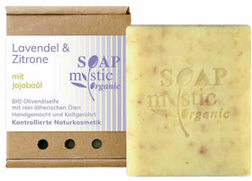 Bio-Olivenölseife Lavendel & Zitrone mit Jojobaöl 100 g
