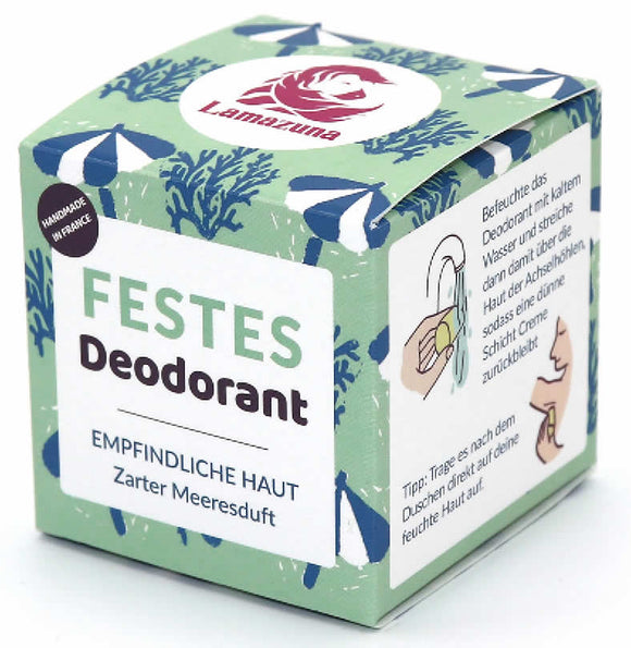 Lamazuna Festes Deodorant Zarter Meeresduft
