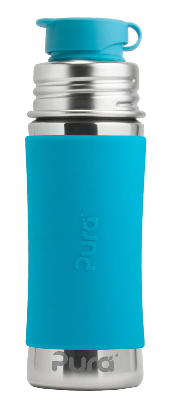 Purakiki SPORTflasche 300 ml mit Silikon-Sleeve