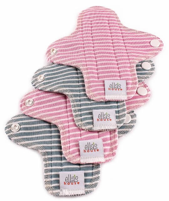 EH Moon Pads Mini Slipeinlage stripes 4er-Set