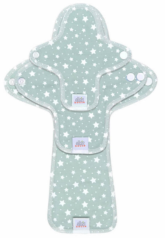 EH Moon Pads Trial-Set stars cloud blue 3er-Set