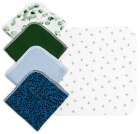 T-Tomi Allzweck Baumwoll-Tücher Musselin 5er-Set