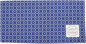 Krasilnikoff Stoffserviette 40x40 cm Circle Dots dark blue