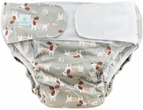 Blümchen waschbare Inkontinenzwindel Jugendliche Gr. XS (38-60 cm)