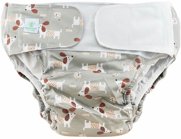 Blümchen waschbare Inkontinenzwindel Jugendliche Gr. XS (38-60 cm)