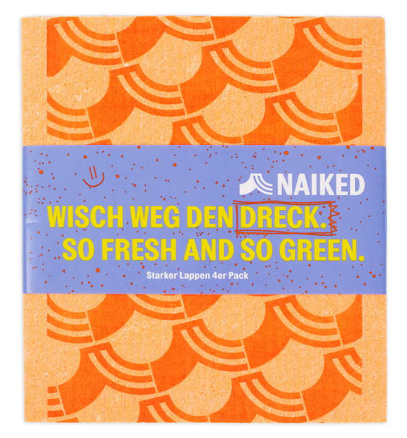 Naiked Starker Lappen 4er Pack
