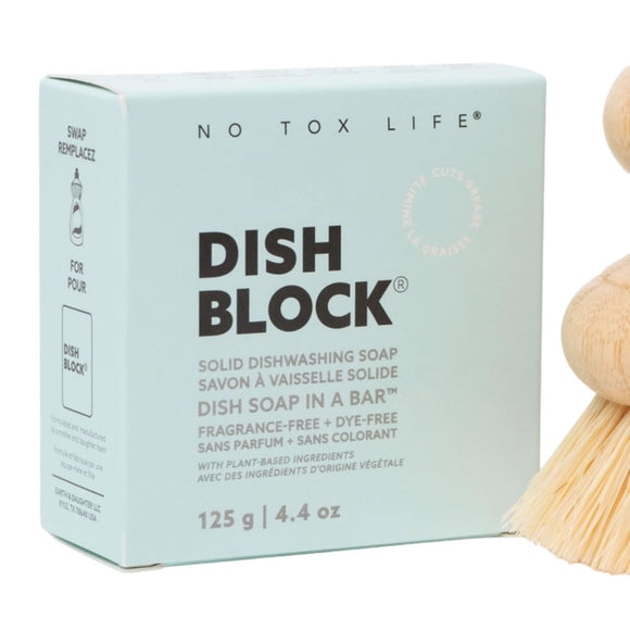 No Tox Life veganer Spülmittel Block Duftfrei 125 g