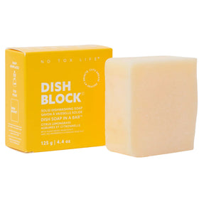 No Tox Life veganer Spülmittel Block Citrus Lemongrass 125 g - 0