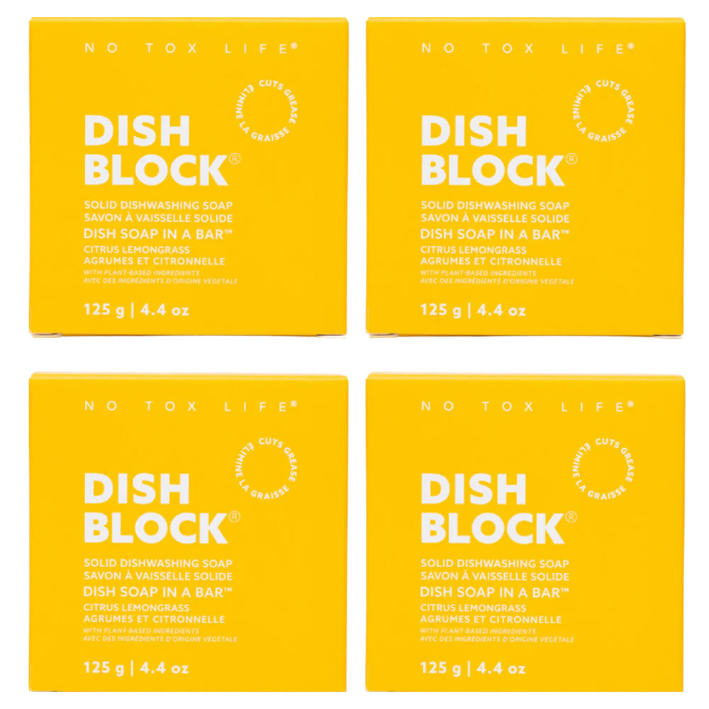 Dish Block No Tox Life Spülmittel Block Citrus 125 g 4 Stück