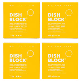 Dish Block No Tox Life Spülmittel Block Citrus 125 g 4 Stück