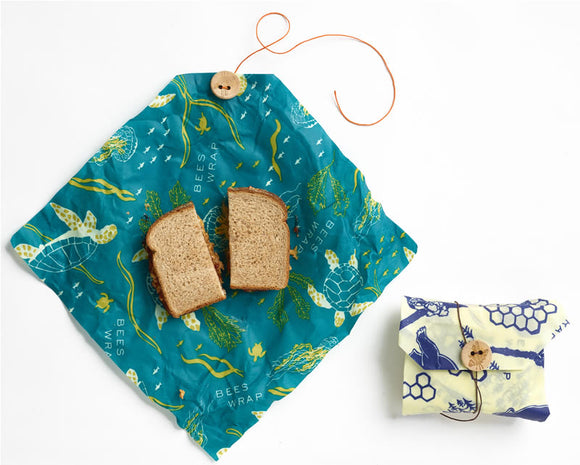 Bees Wrap Bienenwachstücher Sandwich Wildlifepack 2er-Set