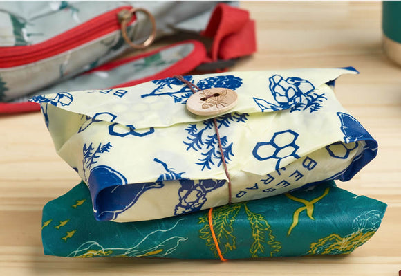 Bees Wrap Bienenwachstücher Sandwich Wildlifepack 2er-Set