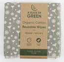 A Slice of Green Wiederverwendbare Pflegetücher Meadow 5er-Set-1
