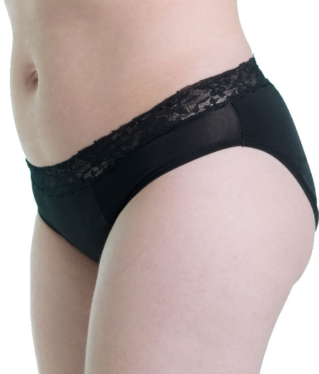 Cheeky Pants Periodenslip Feeling Pretty Lace Black