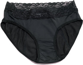 Cheeky Pants Periodenslip Feeling Pretty Lace Black