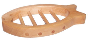 Holzseifenschale Fischform