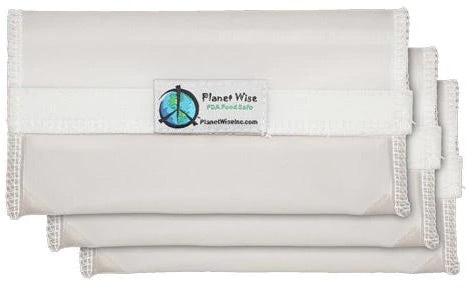 Planet Wise Snack Bag Transparent 3er-Set