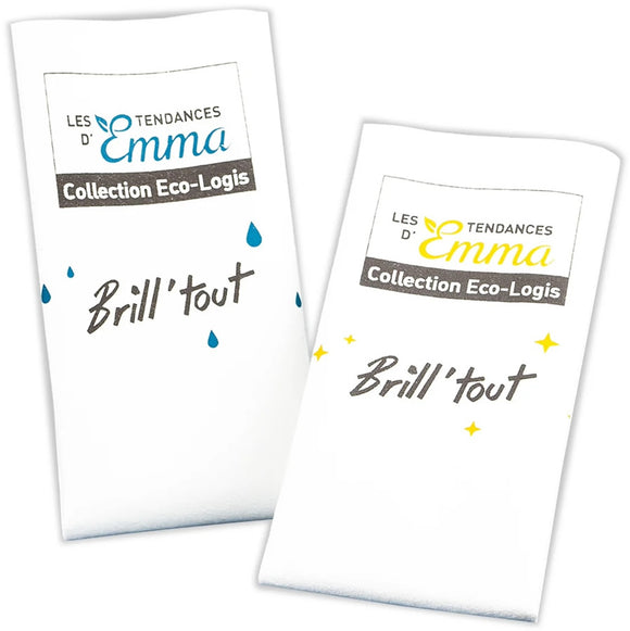 Brill'tout Geniales Fensterwischtuch-Set