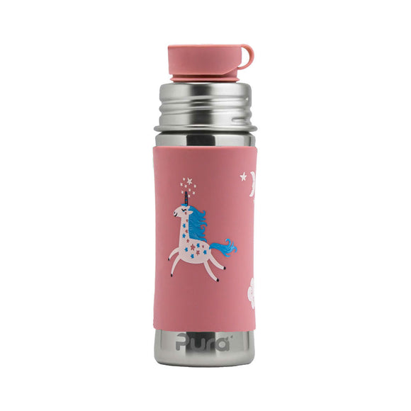 Purakiki SPORTflasche 300 ml mit Silikon-Sleeve