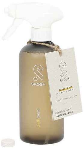 Skosh Sprühflasche + Reinigungstablette Badezimmer