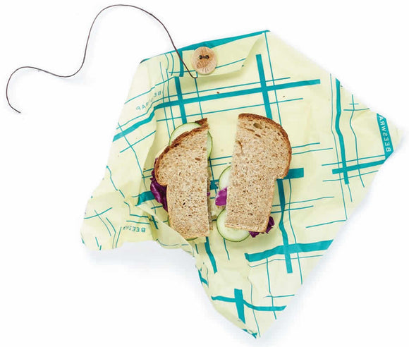 Bees Wrap Bienenwachstuch Sandwich Everybodys Teal